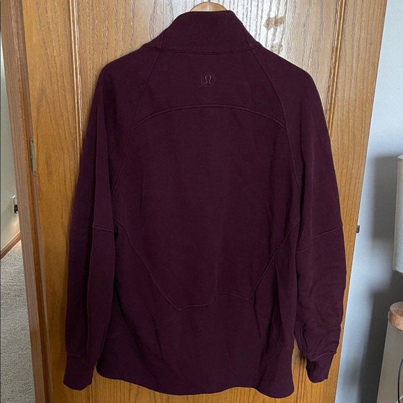 Lululemon Athletica Maroon Zip-Up Jacket - Picture 3 of 4